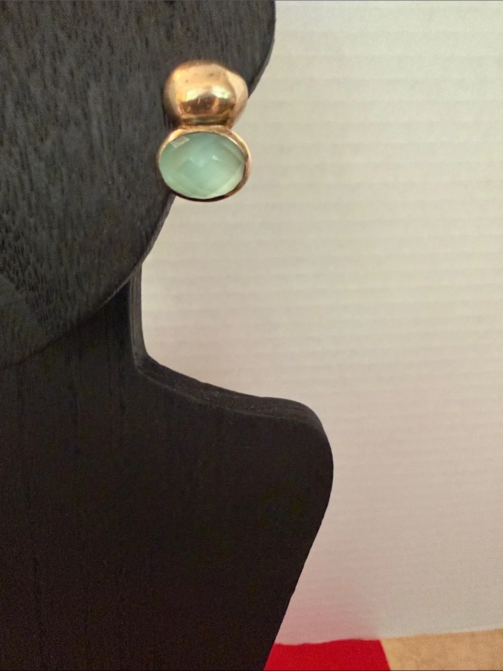 Julie Vos 925 Gold Plated Iradescent Double-Dot Stud Earrings